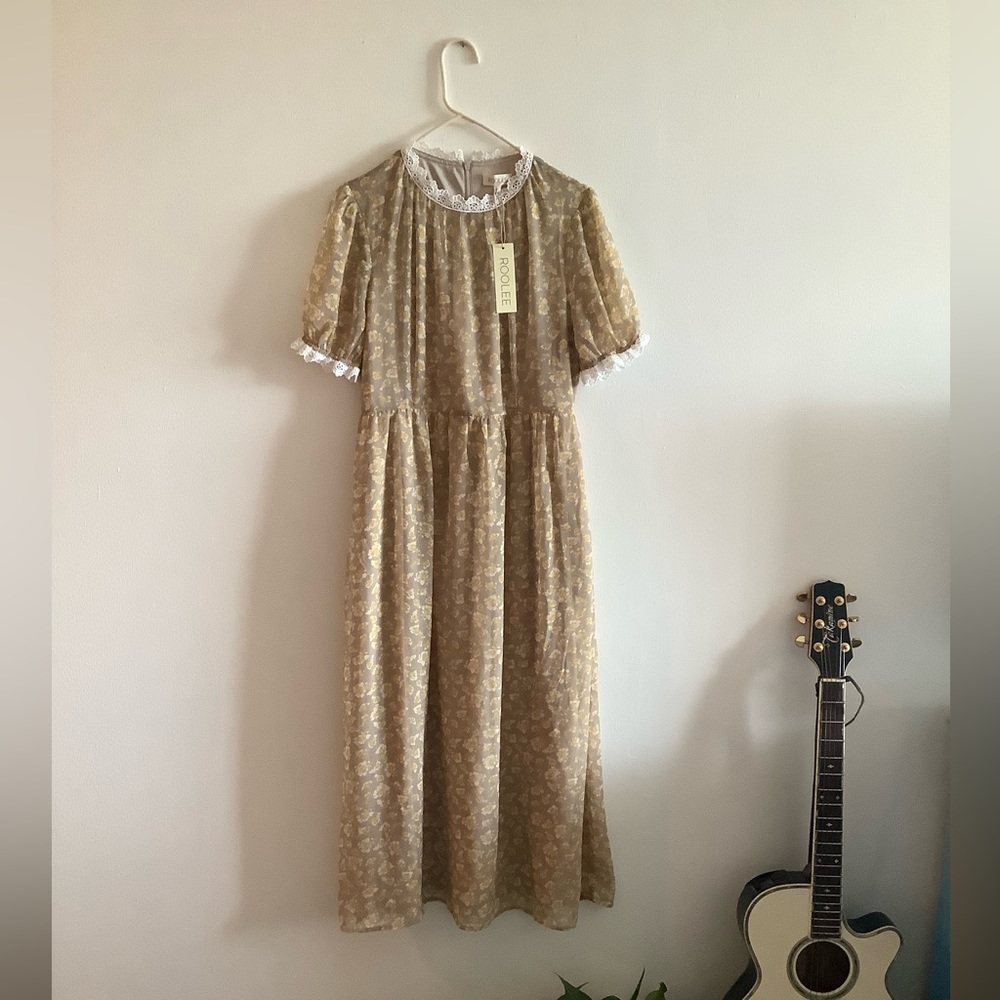 Roolee Wilde Floral Midi Dress
